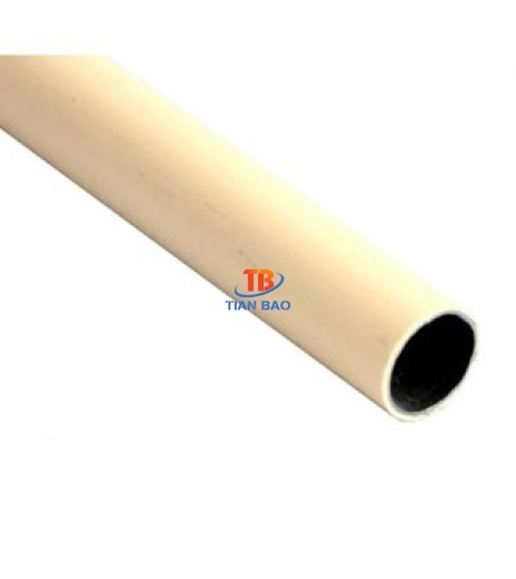 Ống thép bọc nhựa màu kem 
