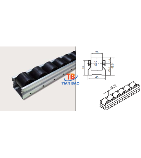 Thanh trượt con lăn PL-4014ED
