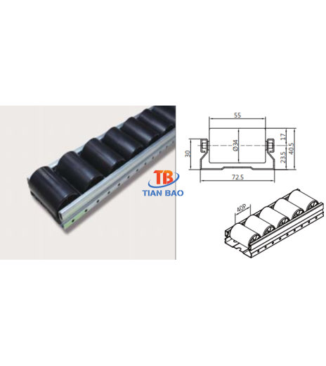 Thanh trượt con lăn PL-7314ED