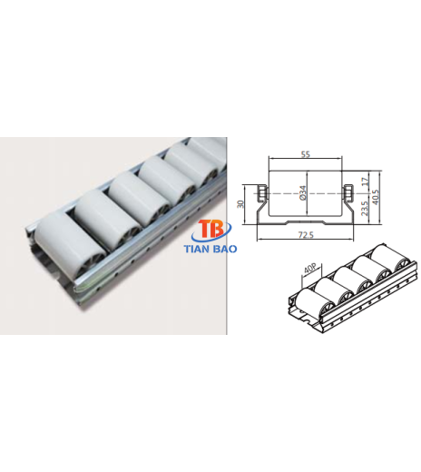 Thanh trượt con lăn PL-7314TP