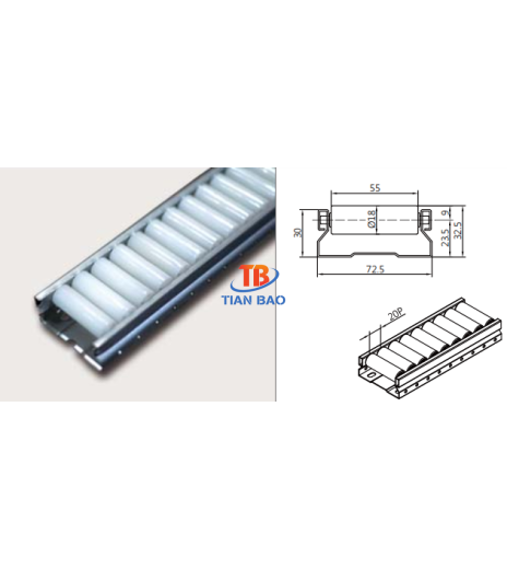 Thanh trượt con lăn PL-7314WS