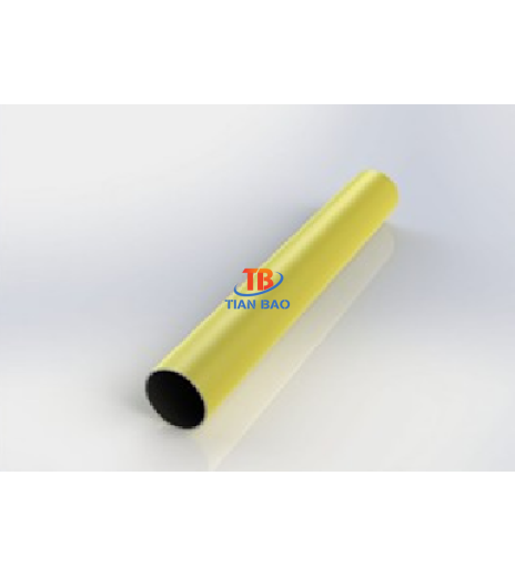 Ống thép bọc nhựa màu vàng