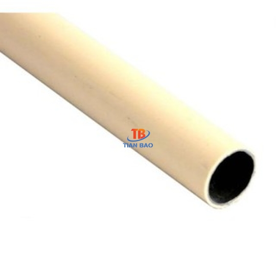 Ống thép bọc nhựa màu kem 
