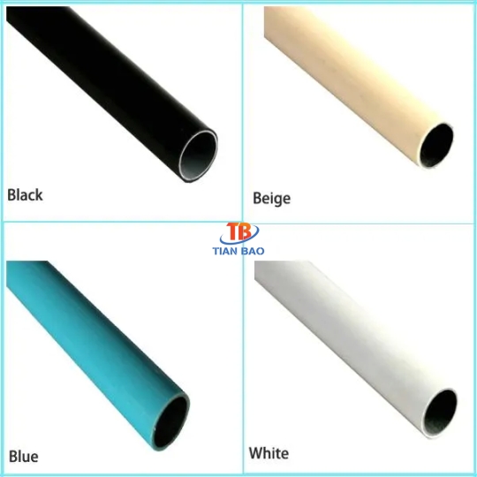 Ống thép bọc nhựa màu đen