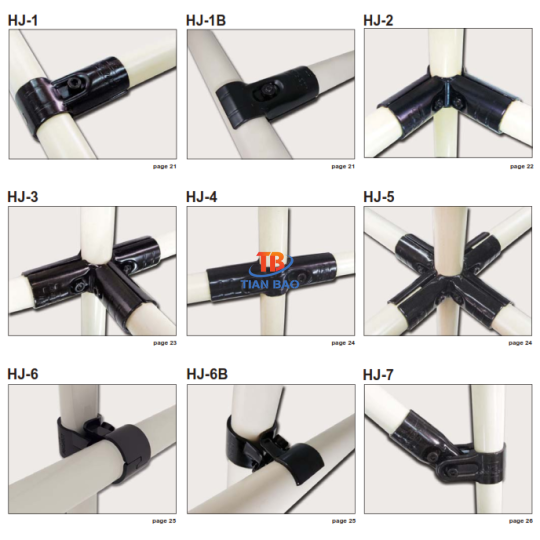 Khớp nối kim loại HJ-1 