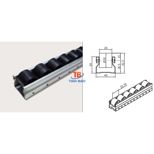 Thanh trượt con lăn PL-4014ED