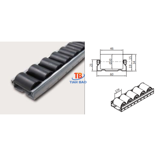 Thanh trượt con lăn PL-6014ED