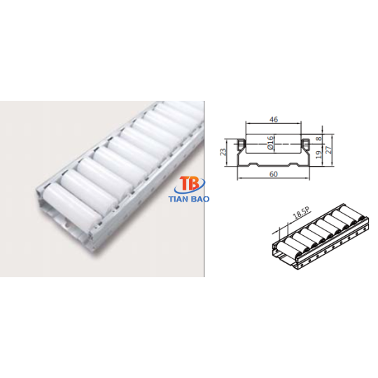 Thanh trượt con lăn PL-6014WS