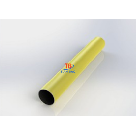 Ống thép bọc nhựa màu vàng